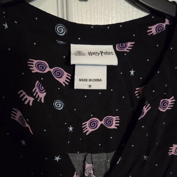 Torrid Harry Potter Black and Pink Patterned Blouse - Picture 2 of 3